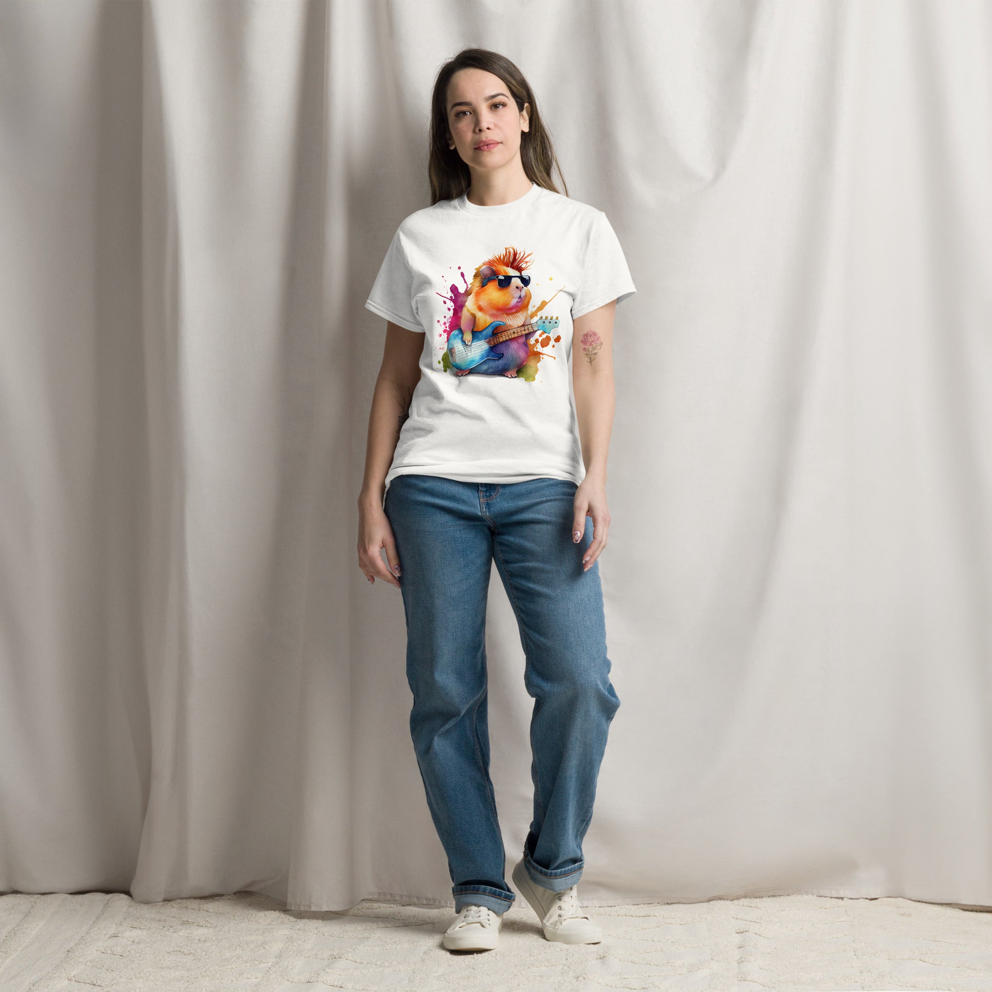 Guinea Pig Rock Star Tee
